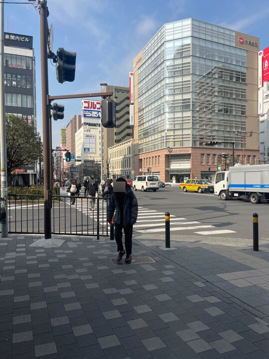 関内駅からの経路（JR線） ステップ2