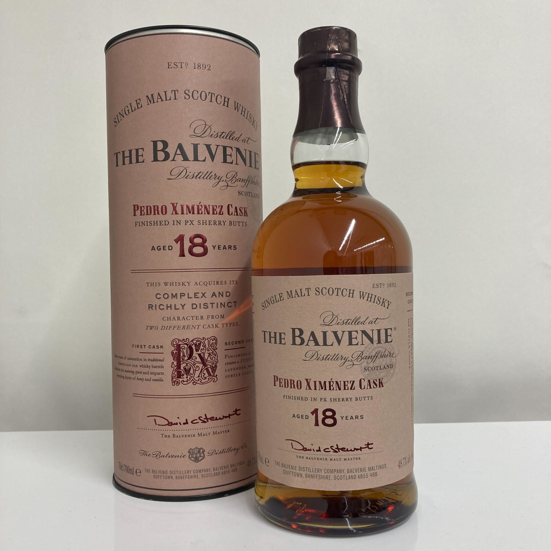 買取実績】ザ・バルヴェニー 18年 ペドロヒメネスカスク 700ml | 福岡 