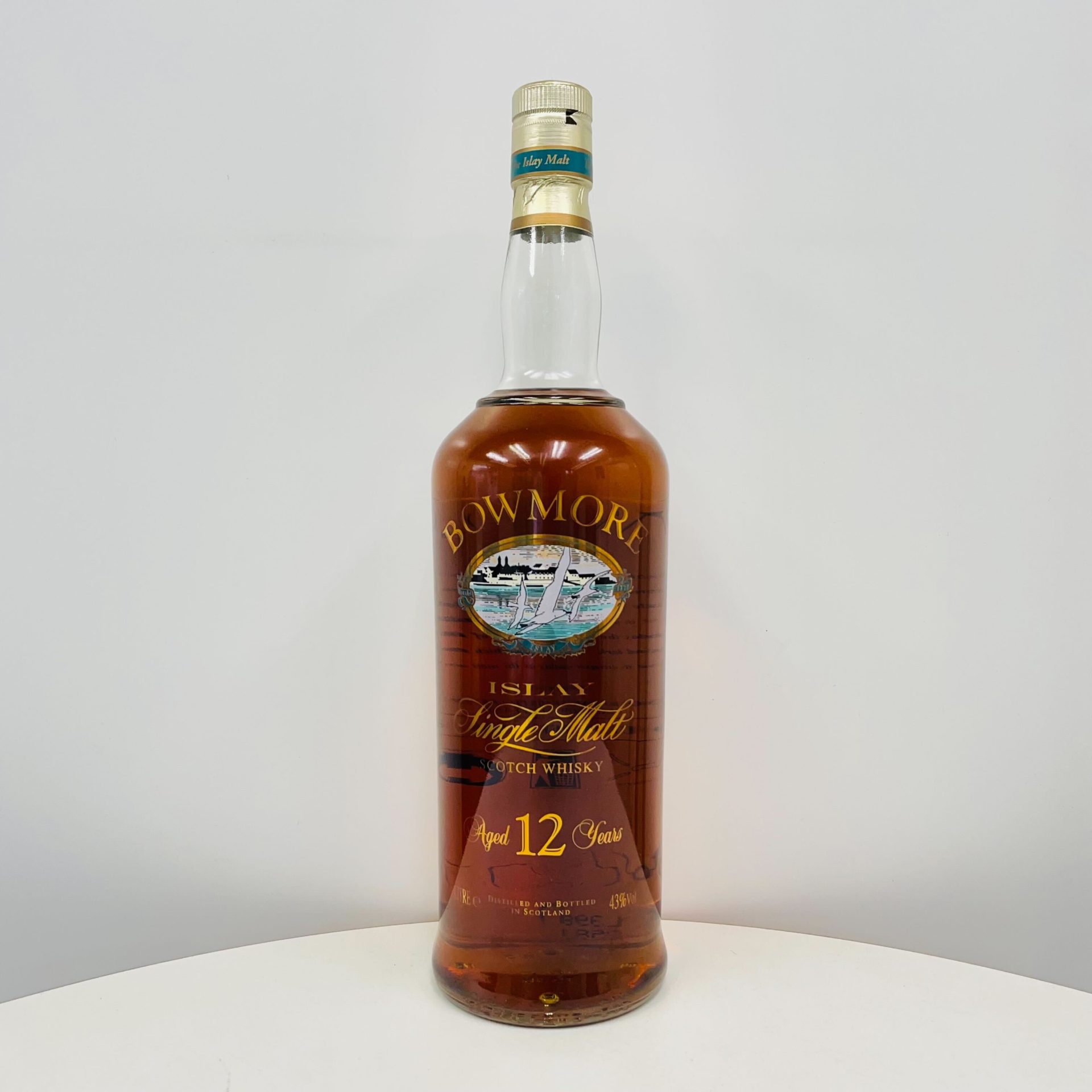 買取実績】ボウモア 12年 カモメ シルクプリント 1000ml | お酒買取 