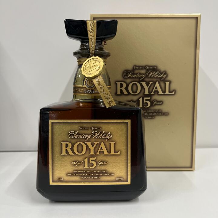 買取実績】サントリー ローヤル 15年 ゴールドラベル 750ml | お酒買取 