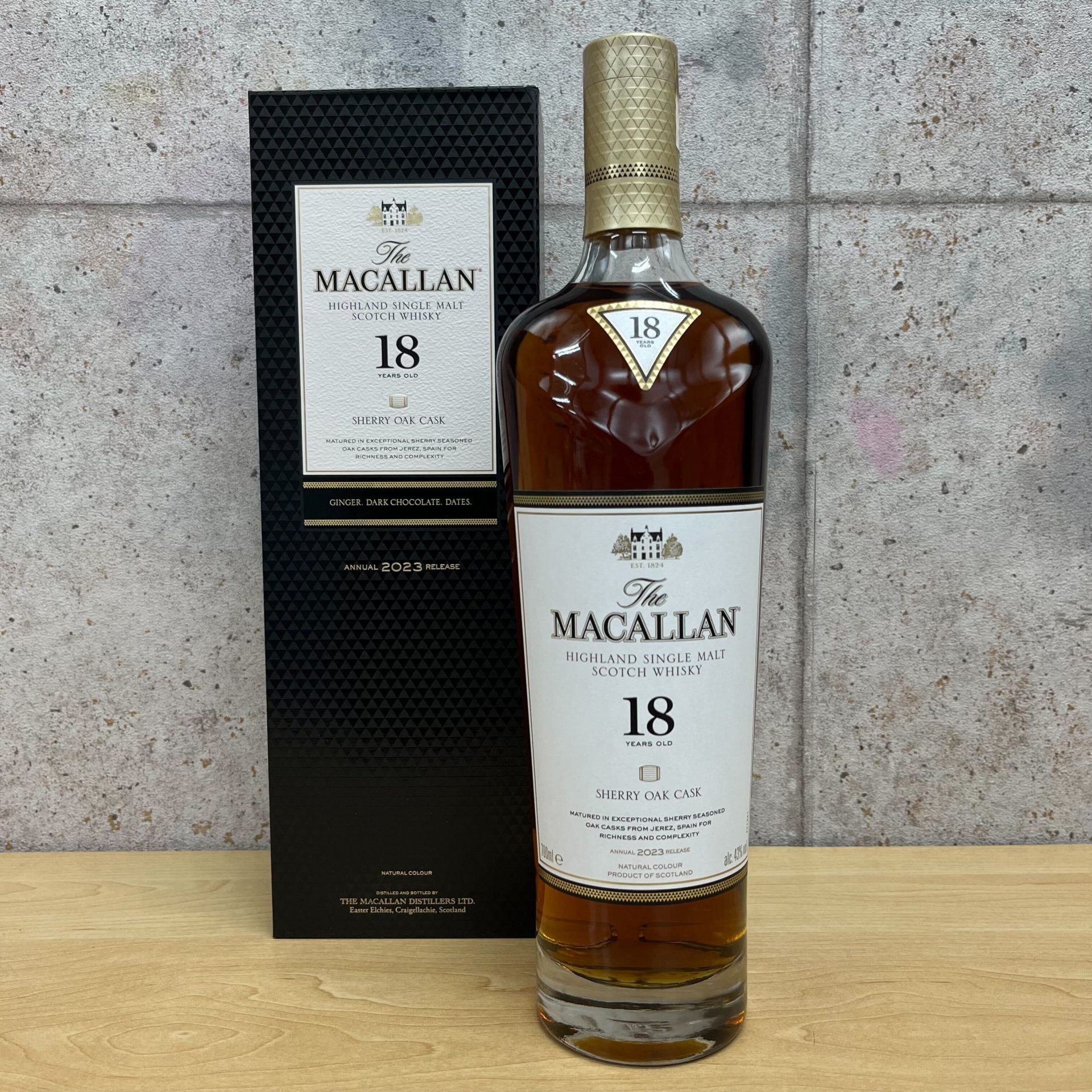 買取実績】ザ・マッカラン 18年 2023 シェリーオークカスク 700ml : お 