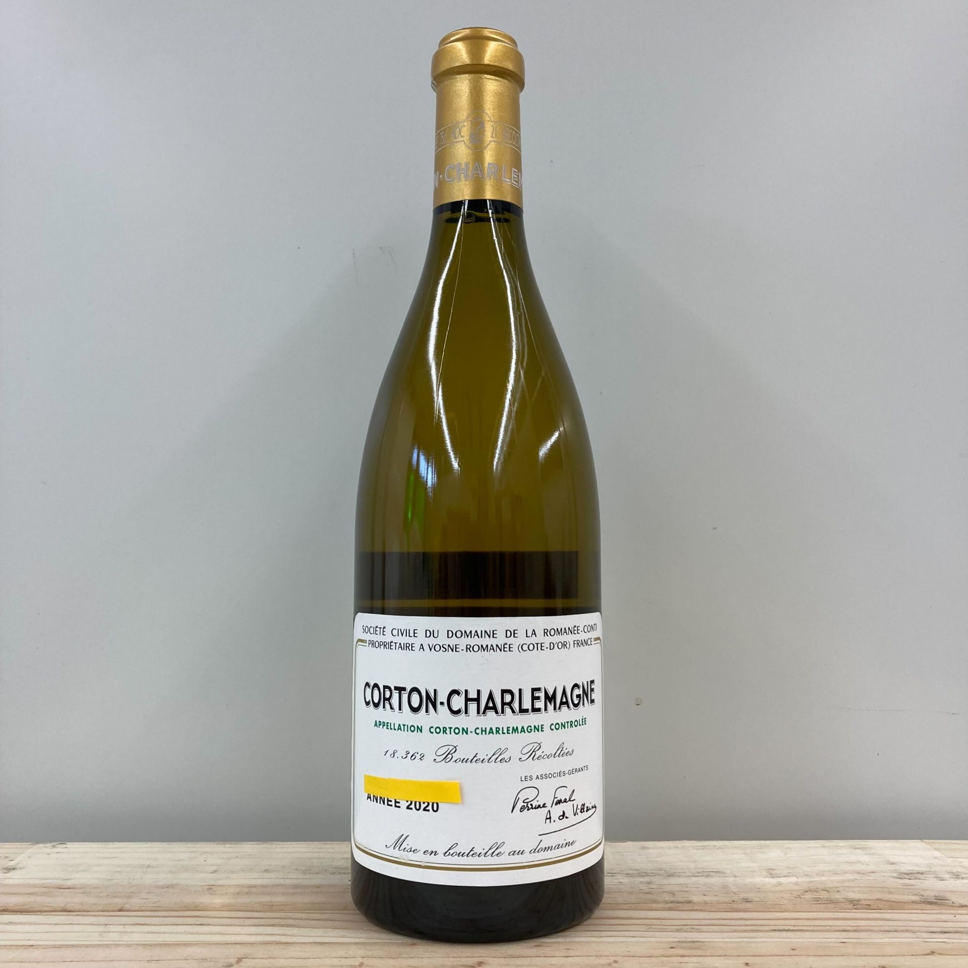 買取実績】DRC コルトン・シャルルマーニュ 2020 750ml | 福岡博多店 