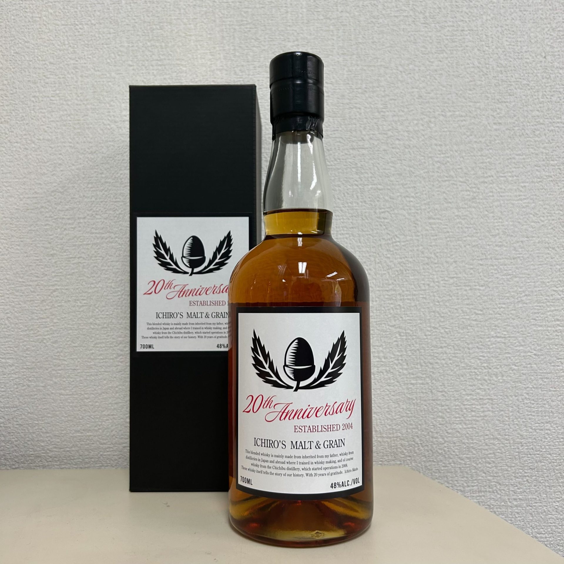 イチローズ・モルト＆グレーン 20周年 アニバーサリーボトル 48％ 700ml