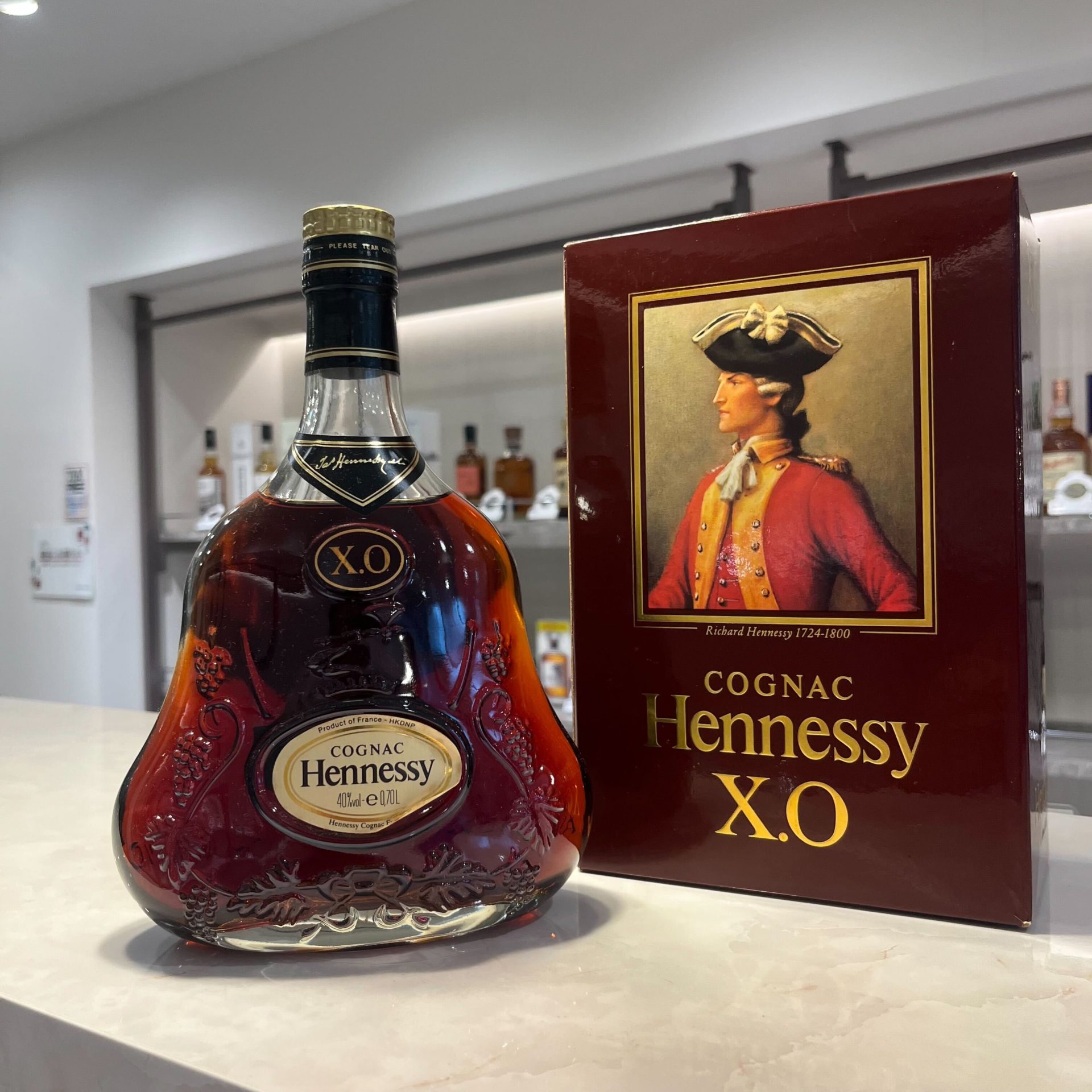 【未開栓】Hennessy/ヘネシー XO ブランデー コニャック　700ml　金キャップ　グリーンボトル　I0925　