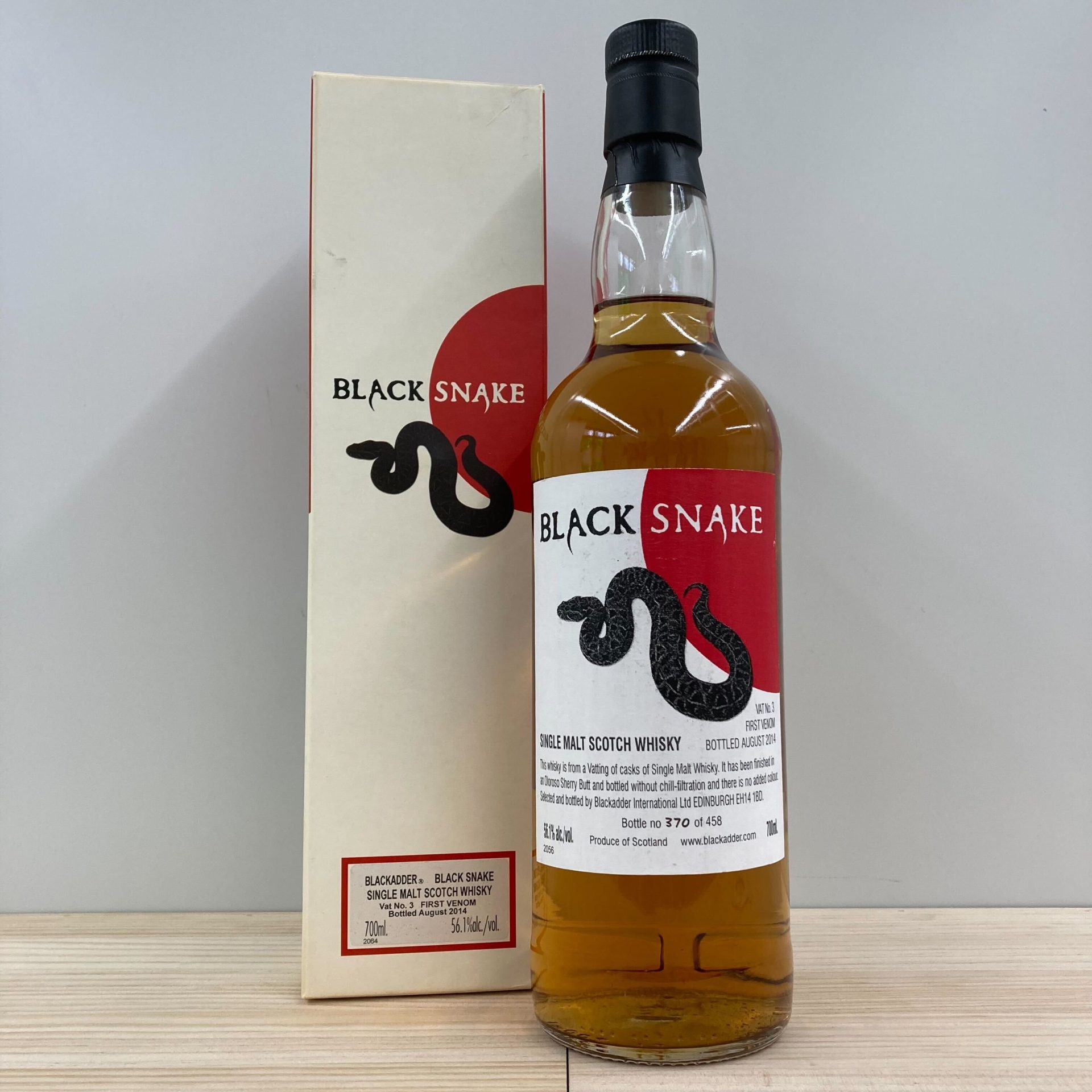 ブラック アダー ブラック スネーク 2014 1st ヴェノム VAT No.3 700ml
