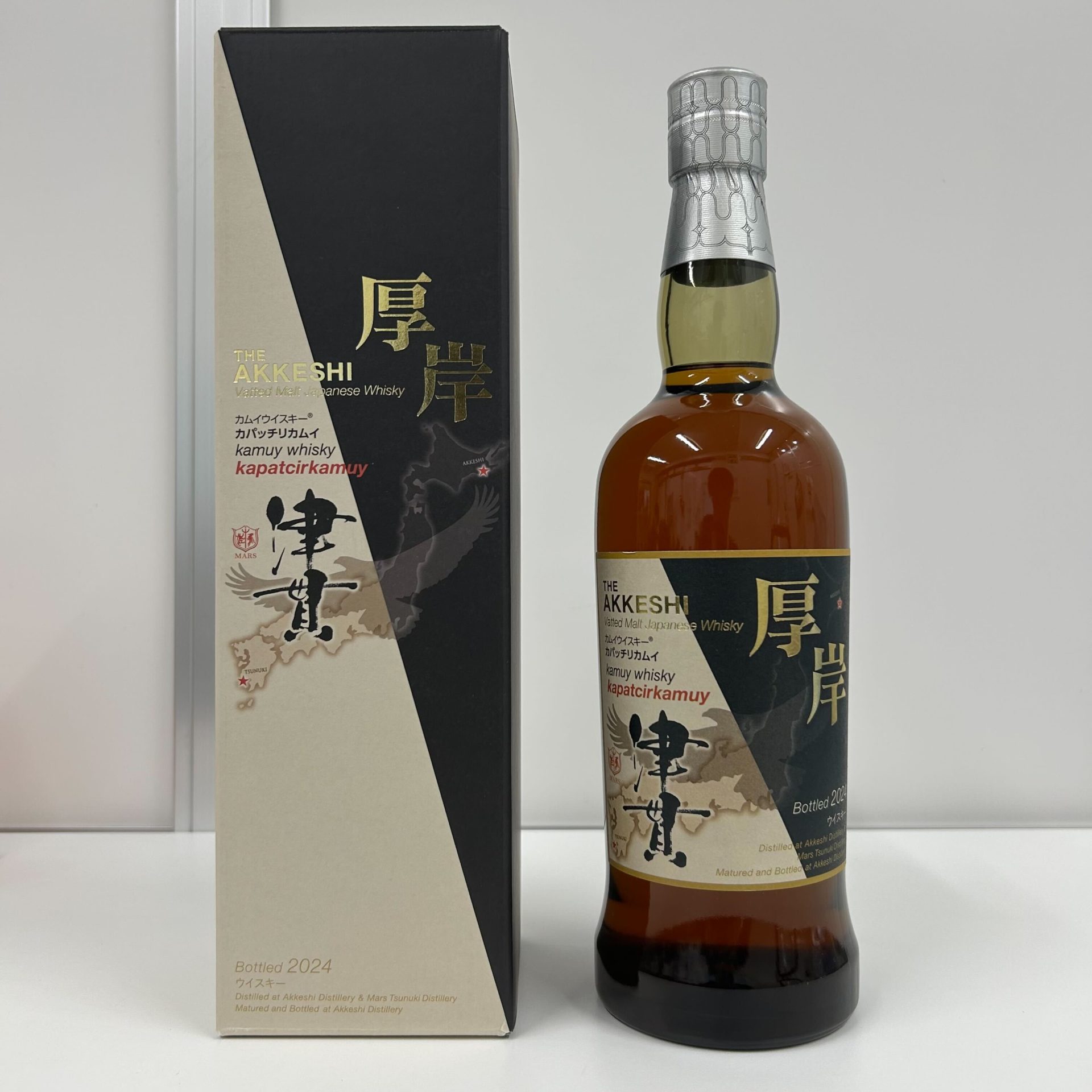 厚岸×津貫 ヴァッテッドモルト カムイウイスキー カパッチリカムイ 47％ 700ml