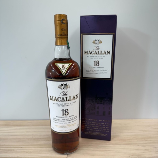 買取実績】ザ・マッカラン 18年 1996 シェリーオークカスク 700ml | お 
