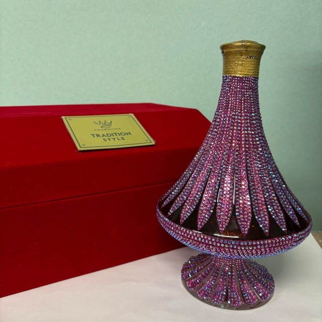 クラウンバイン クリスタルデキャンタ トラディション パープル 600ml