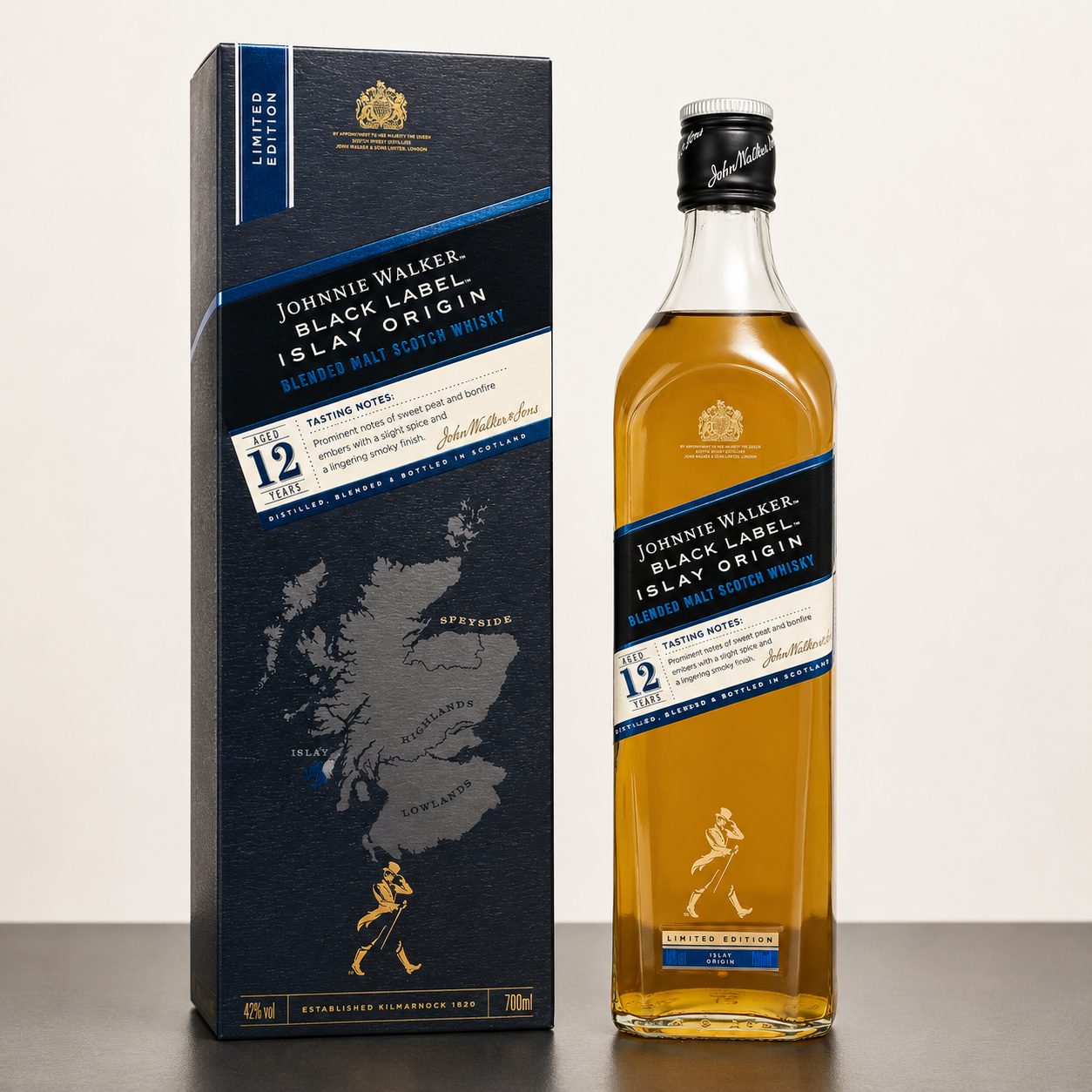 ジョニーウォーカー 12年 ブラックラベル アイラオリジン 700ml