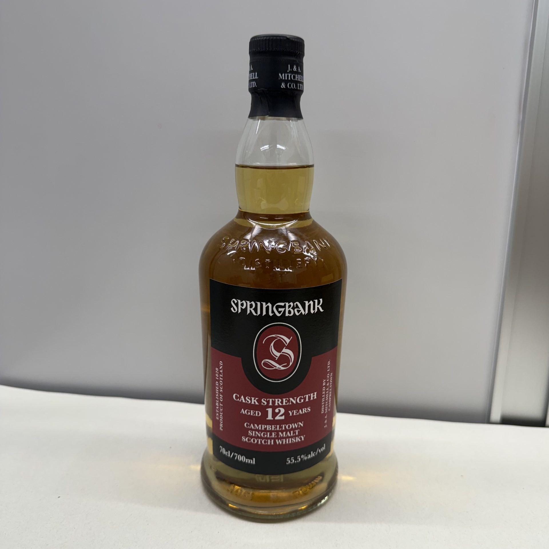 スプリングバンク 12年 シングルモルト カスクストレングス 55.5% 700ml