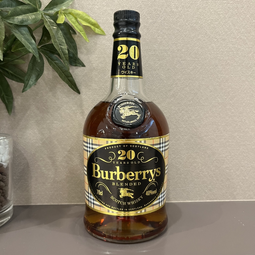 Burberry's バーバリー 20年 ウイスキー 700ml 箱 買取実績