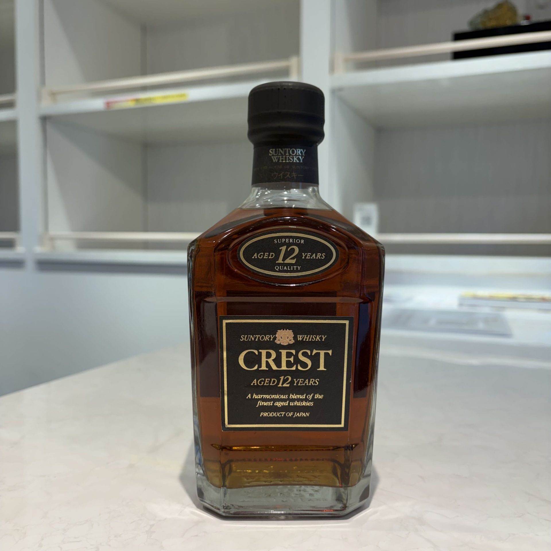 サントリー クレスト 12年 黒キャップ 750ml